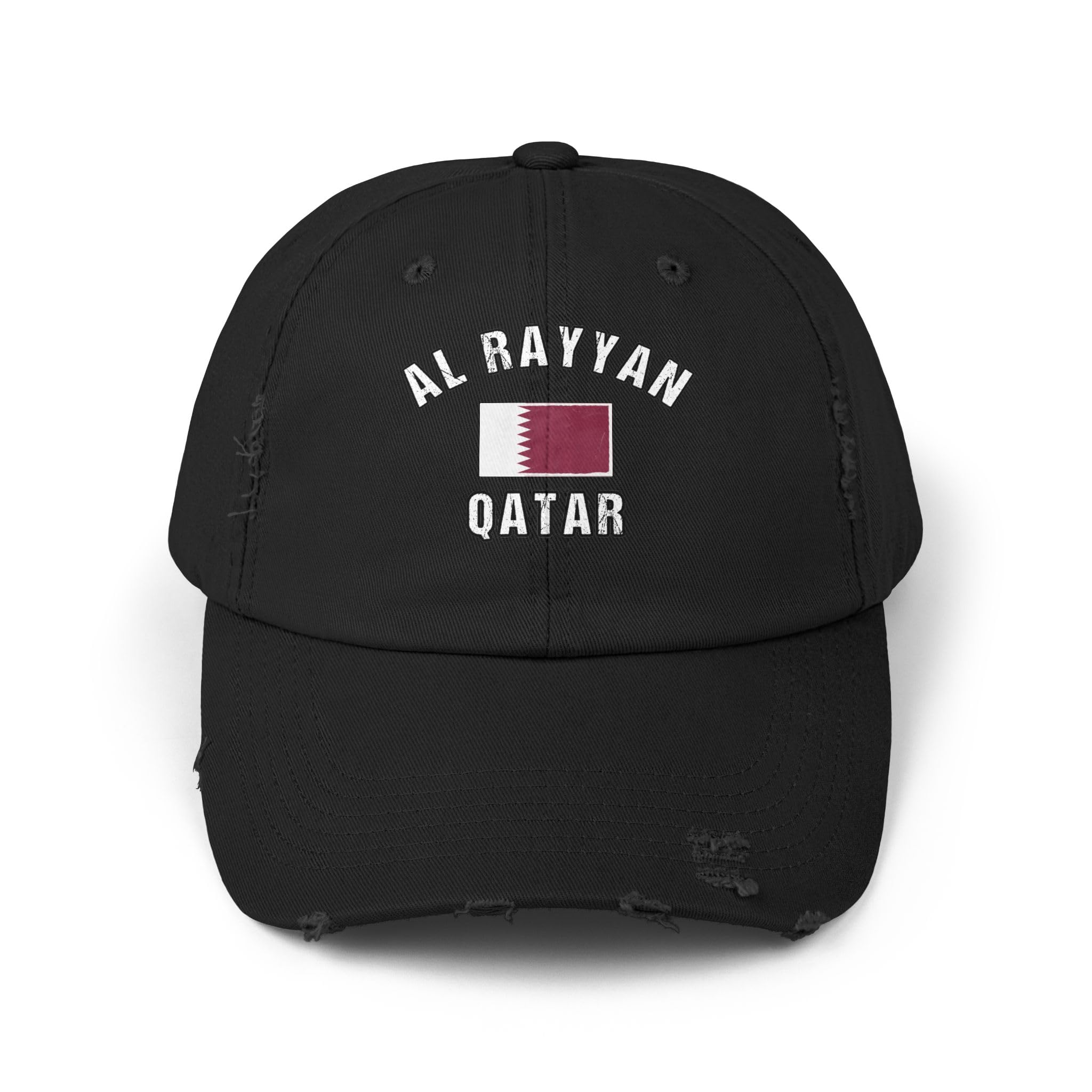 Al Rayyan Qatar Hat Cap - Souvenir Gift Distressed