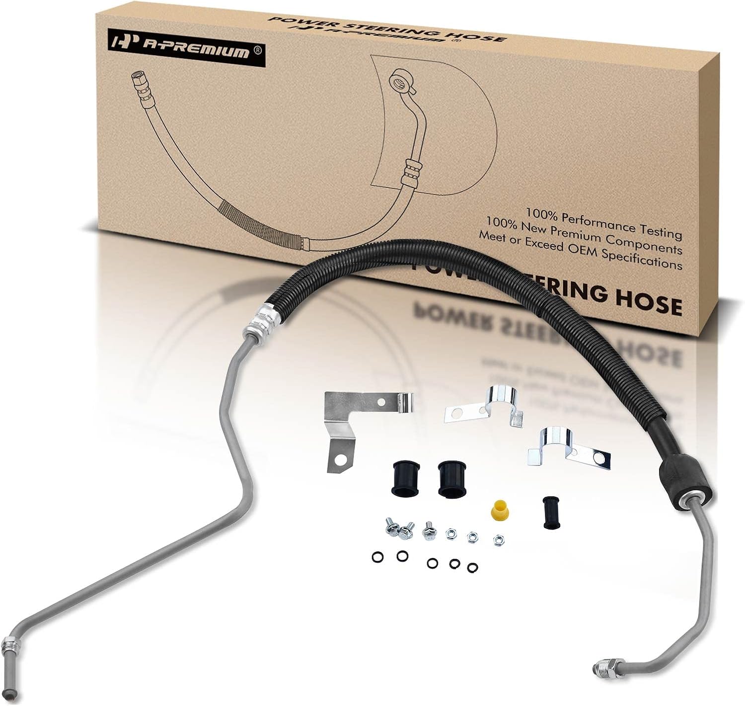 A-Premium Power Steering Pressure Hose Line Assembly Compatible with Chrysler PT Cruiser 2001-2002 L4 2.4L