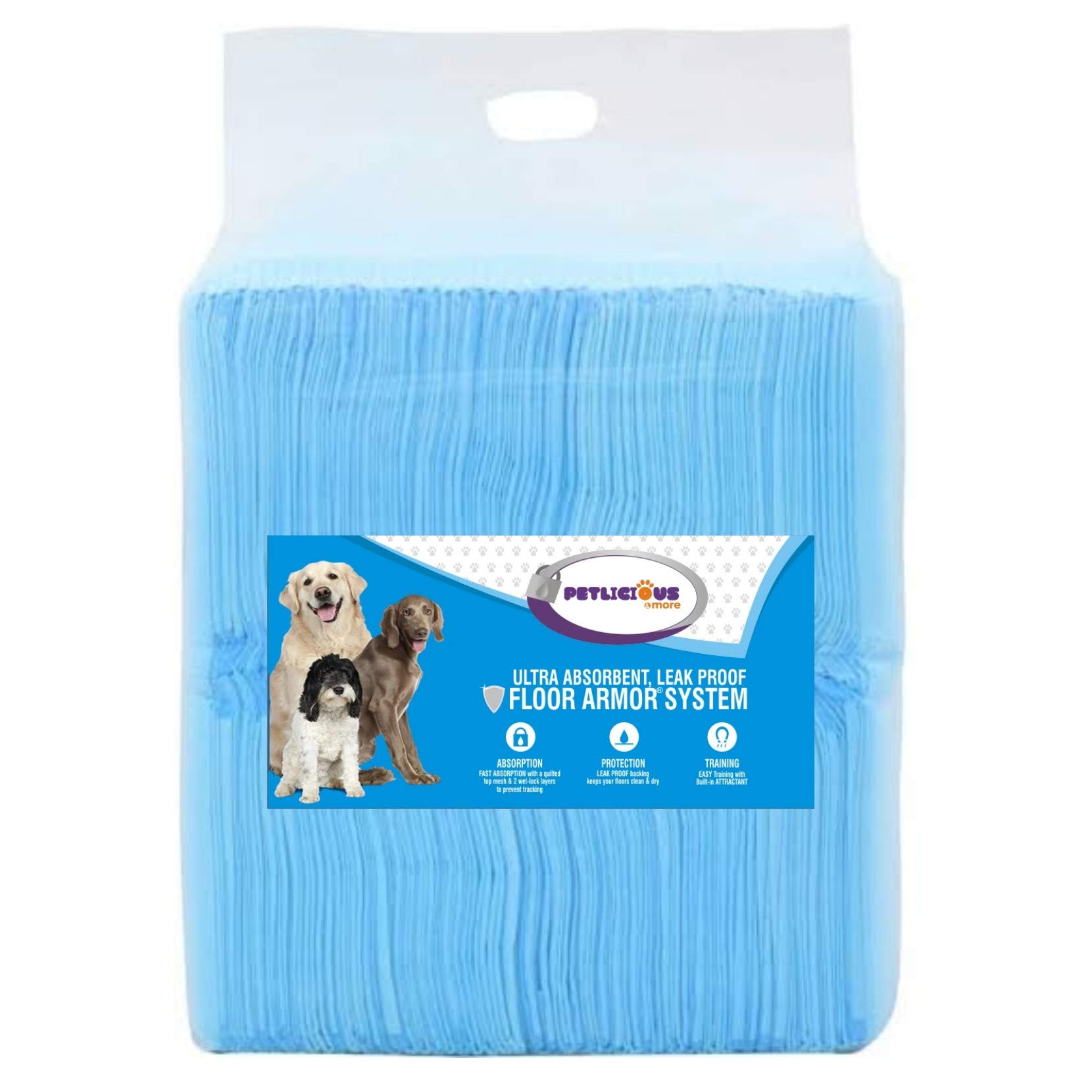 Petlicious & More (45 cm X 60 cm -10 Count) Training Pads, Super Absorbent, Water Proof, Non Slippery, 10 Count (Pack of One, Total Count - 10) (B08NTM4SDW) Amazon Price History, Amazon Price Tracker