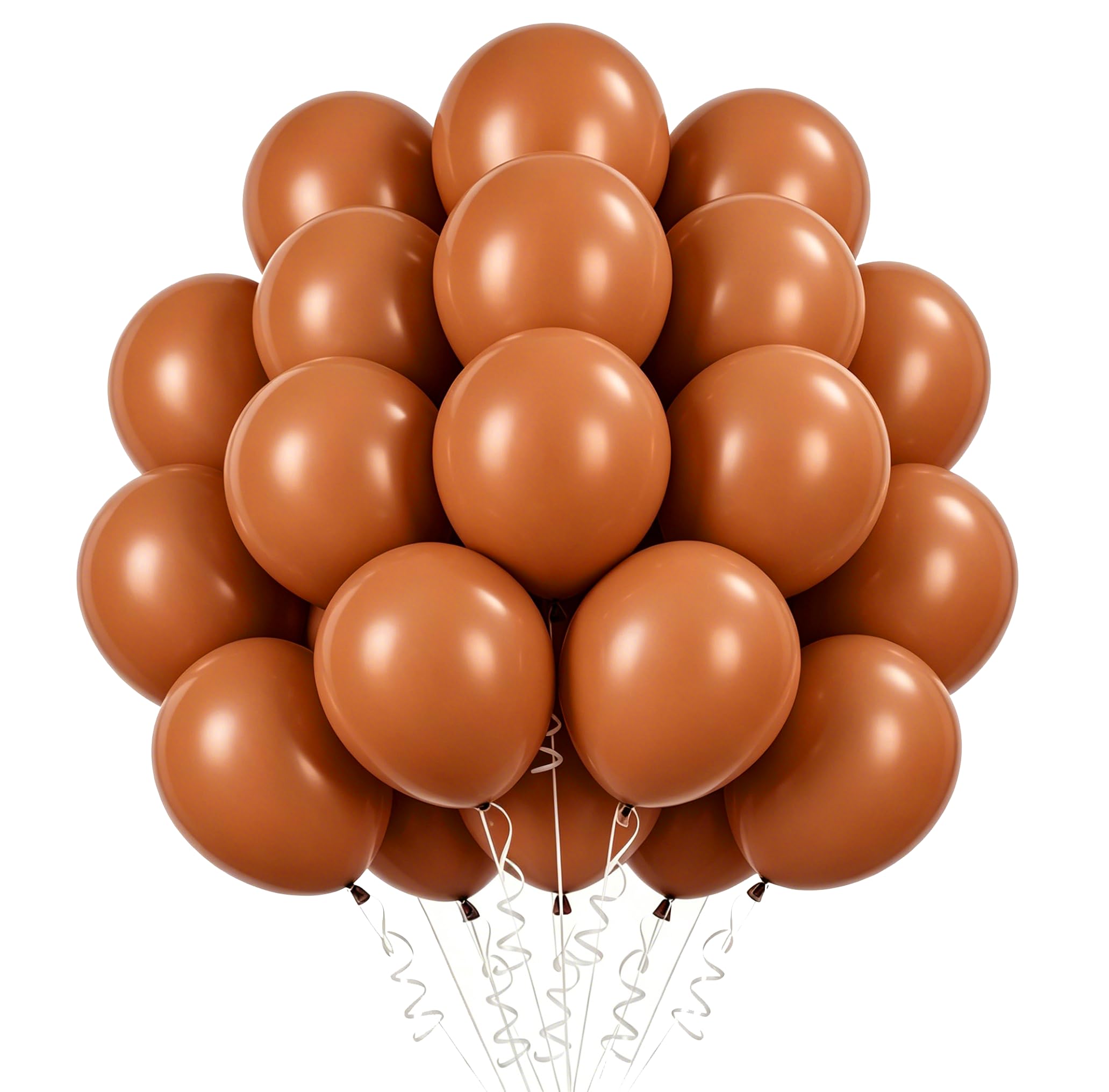 Brown Balloons, Pack of 50 Brown Balloons, 12 Inch Latex Balloons Birthday, Brown Balloons, Party Decoration, Birthday, Wedding, Festival, Anniversary Decoration — image 1
