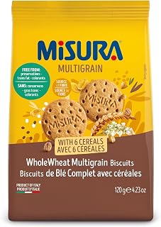 Misura Italian Multigrain Biscuits with 6 Cereals, 120G 12 Pcs