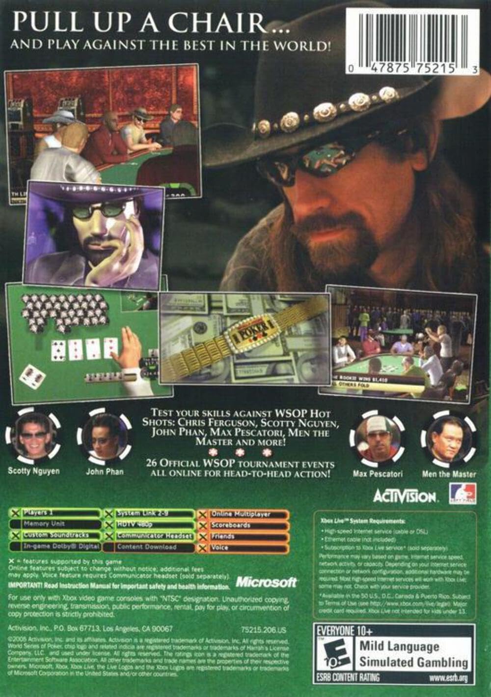 Amazon.com: World Series of Poker - Xbox : Video Games