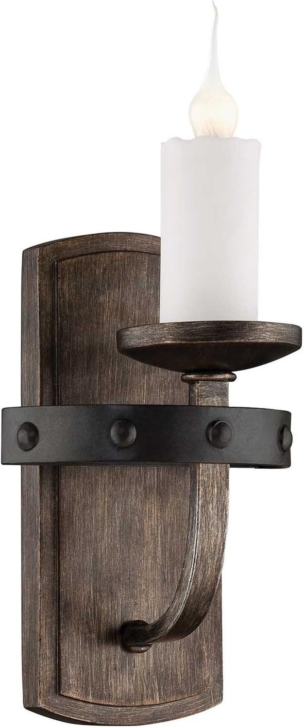 Savoy House 9-9543-1-196 Alsace Wall Sconce in Reclaimed Wood Finish