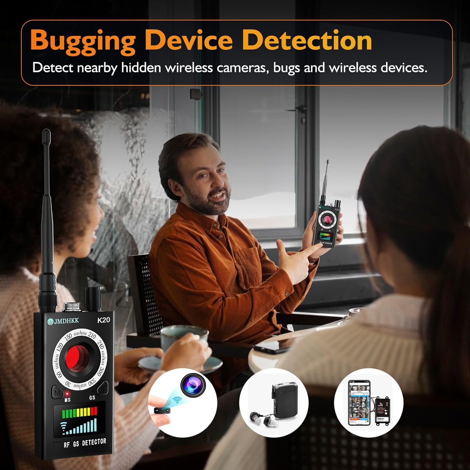 Bugging Device Detection in a meeting