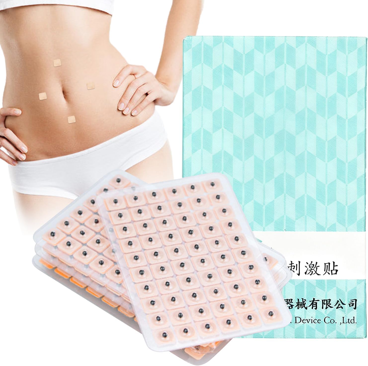 Ear Patch, Calming Skin Tools, 600 Count Gentle Pressure Point Stickers with Magnetic Beads for Daily Reliever, Comfort Support for Home Study Travel Bedtime Meditation Relaxation Routines