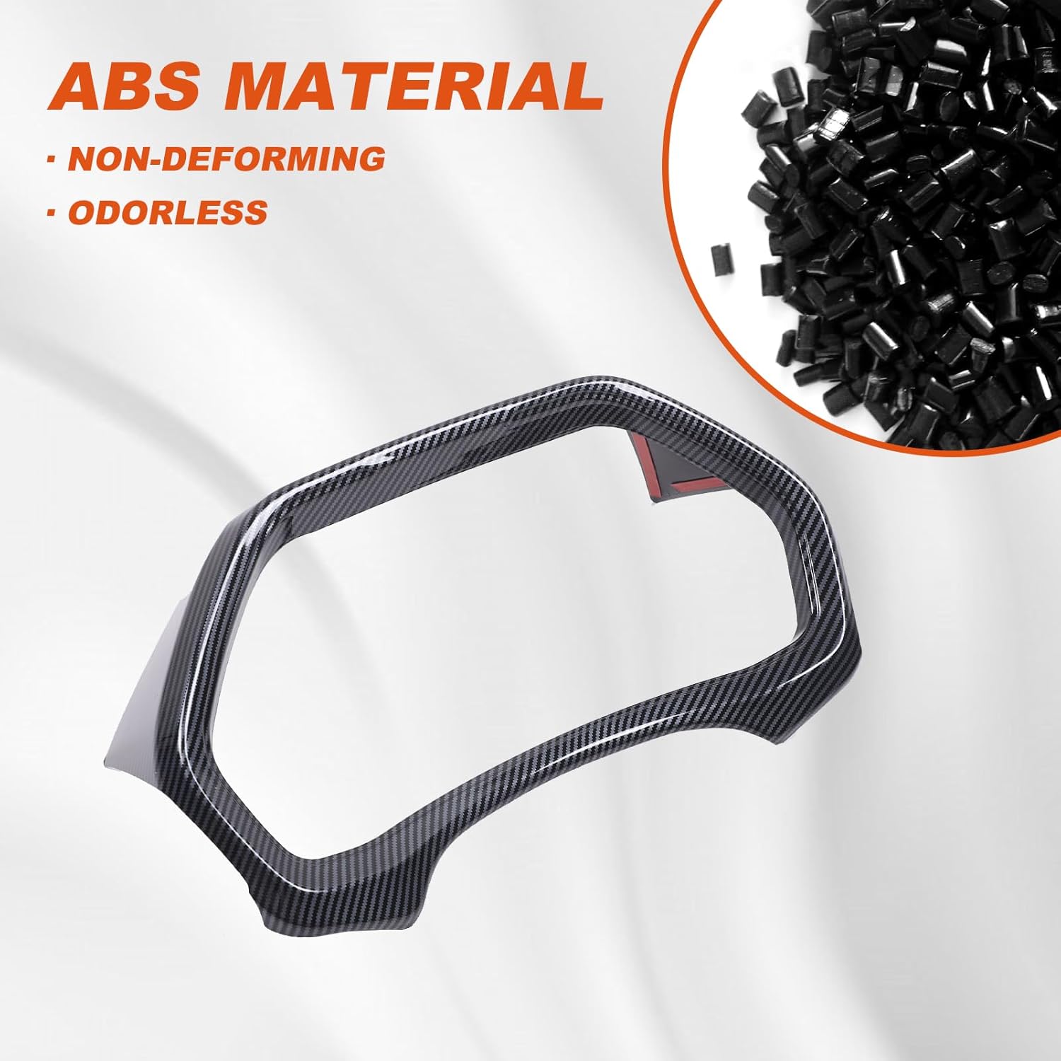 Car Dashboard Meter Frame Cover Trim Compatible with Toyota Grand Highlander 2024 2025 2026,Center Console Dash Board Trim Frame Interior Decoration Accessories 1PCS (Carbon Fiber Pattern)