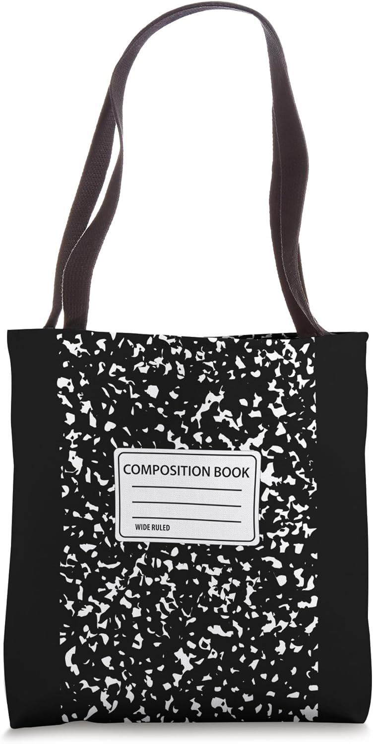 Composition Notebook Design Tote Bag Clothing, Shoes