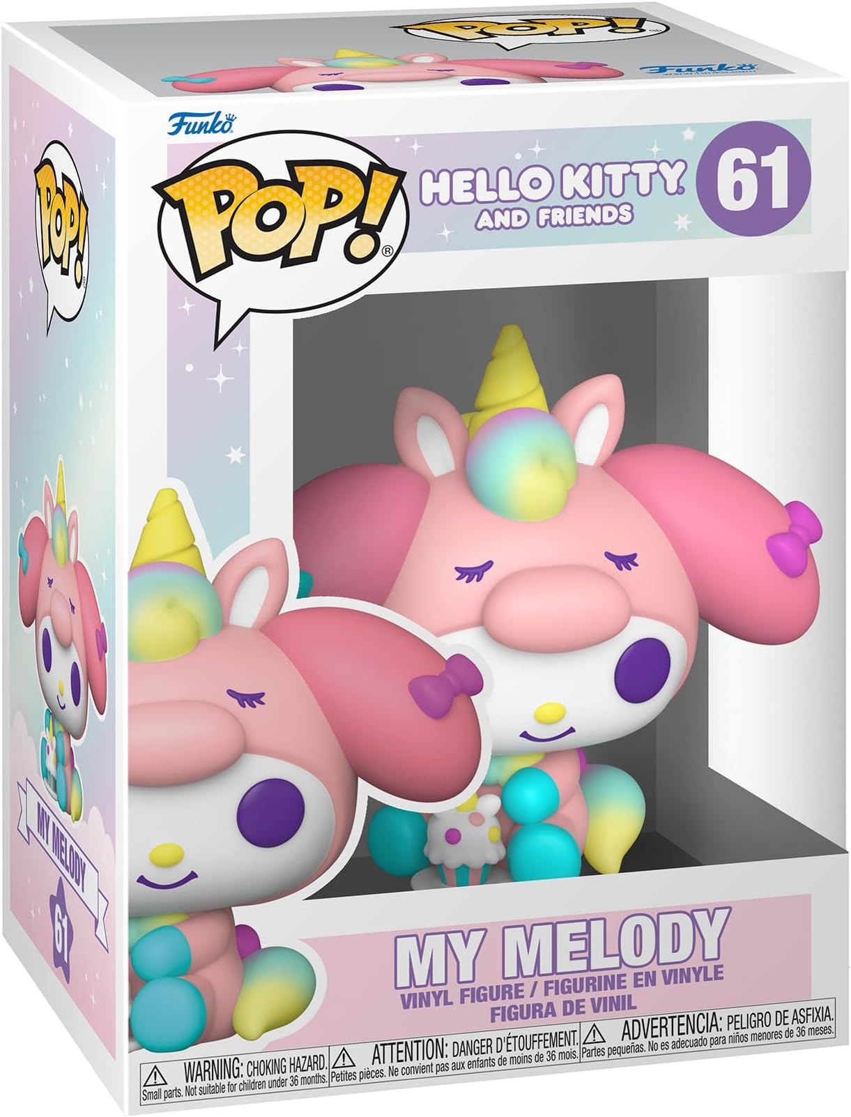 Funko Pop! Sanrio: Hello Kitty - My Melody - Unicorn Party - Collectable Vinyl Figure - Gift Idea - Official Merchandise - Toys for Kids & Adults - Anime Fans - Model Figure for Collectors