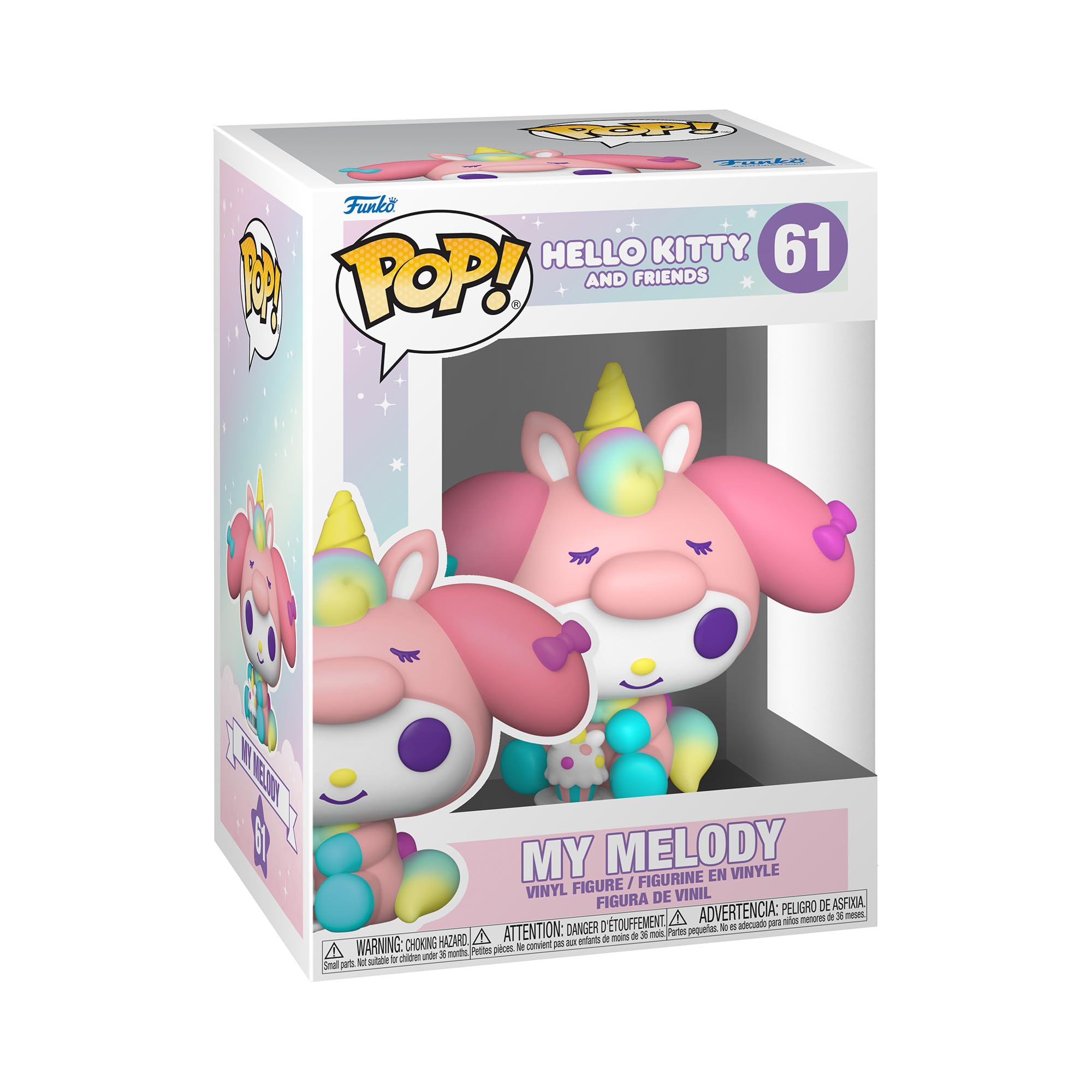 Funko Pop! Sanrio: Hello Kitty - My Melody - Unicorn Party - Collectable Vinyl Figure - Gift Idea - Official Merchandise - Toys for Kids & Adults - Anime Fans - Model Figure for Collectors
