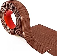 Vista 51 de Art3d Tira de transición de vinilo autoadhesiva de 4 pies, divisor plano de tira laminada para unir huecos, transición de umbral de alfombra, Marrón