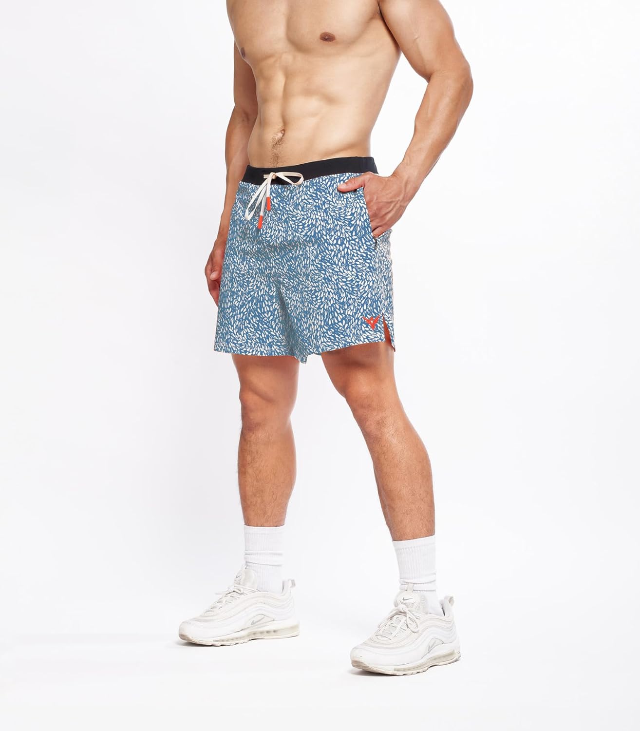 YOGA CROW Flow Men’s Lined Shorts 5" – 2-in-1 Hot Yoga, Running & Hybrid Swim Short
