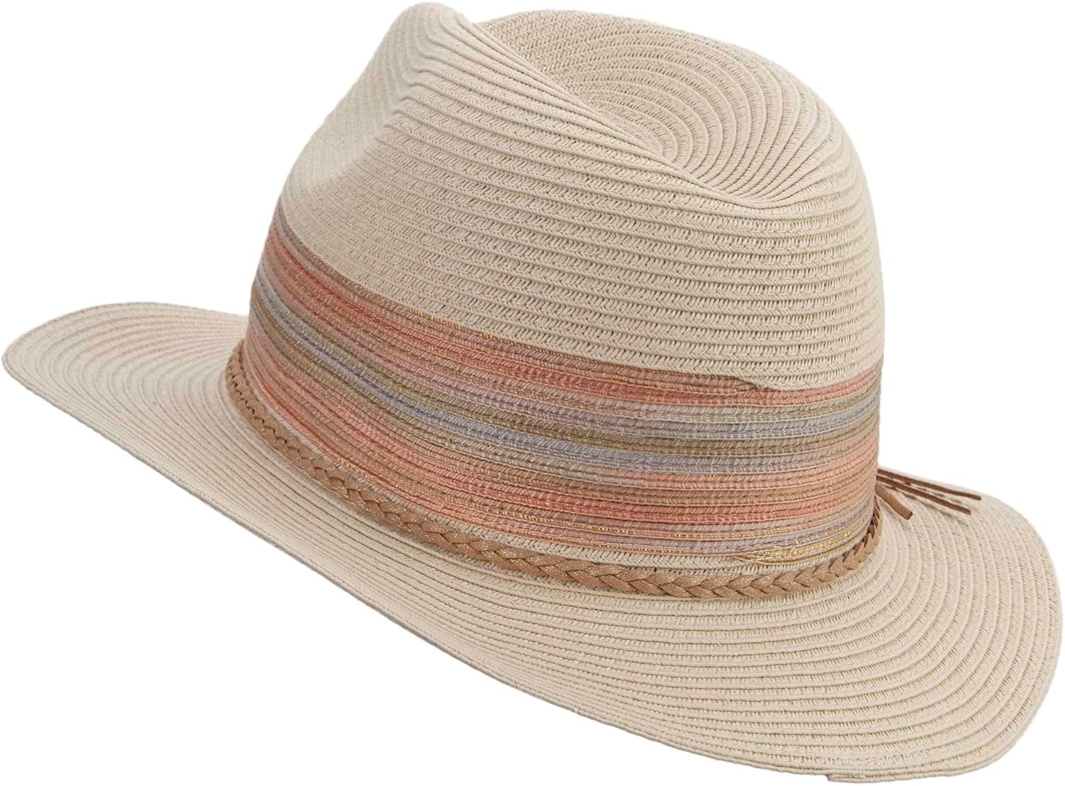 Jeanne Simmons Women's 2.5" Brim Fedora Hat