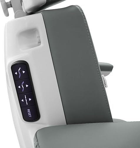 Miniatura 3 de SKINACT Venice Electric Medical Spa Silla/mesa de tratamiento con giratorio (gris)