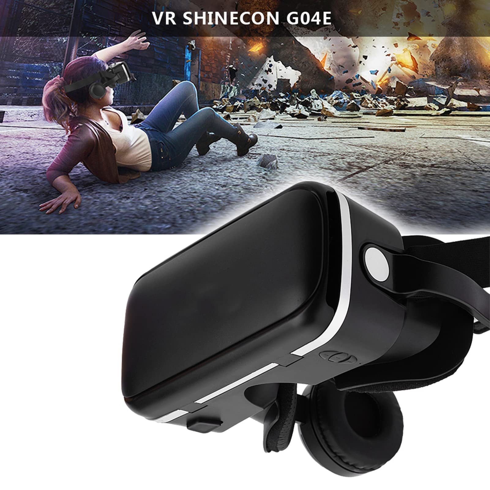 Per Occhiali VR 3D Per realtà Virtuale con Auricolare Per 3,5 6.0 Per Telefoni Android IOS