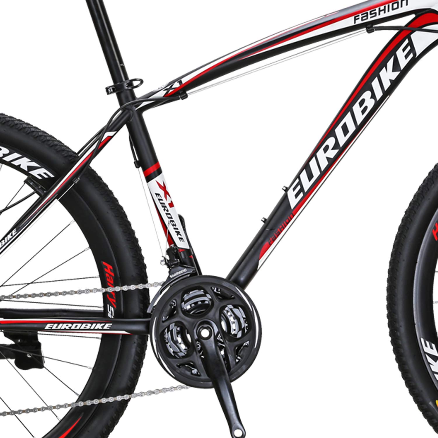 Eurobike X1 27.5” Mens Mountain bike Daul Disc Brake 21 Speed 
