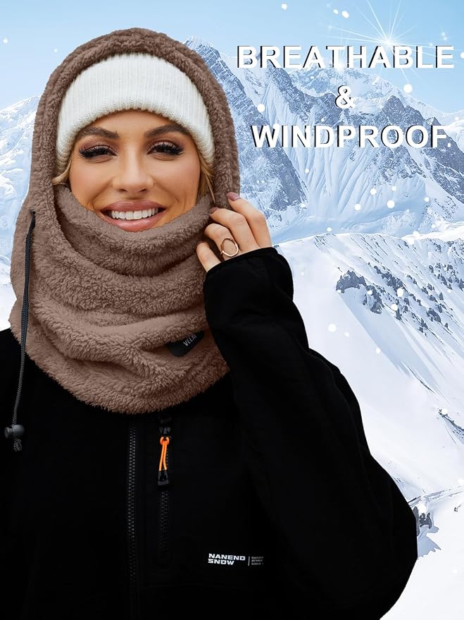 Balaclava Pasamontañas de Polar para Hombre y Mujer miniatura 4