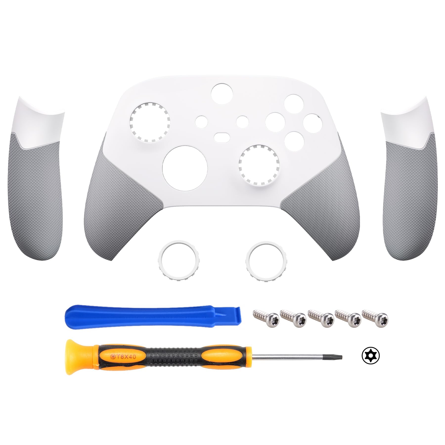 EXtremeRate ASR Case & Griffteile Für Xbox Series X/S Controller – DIY-Hülle In Schwarz