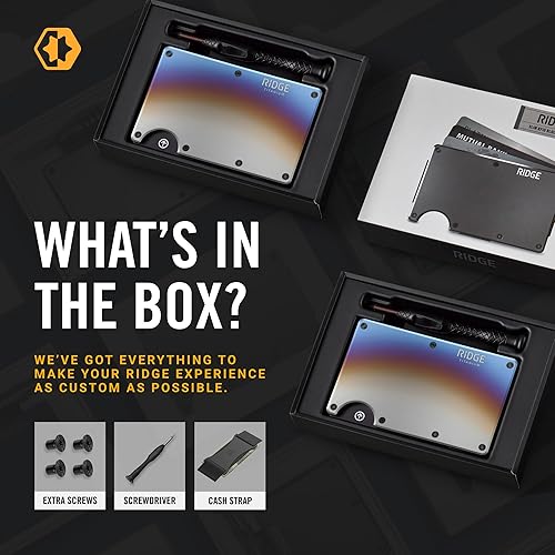 Miniatura 117 de Ridge - Cartera minimalista delgada para hombres, carteras de bolsillo frontal para hombres, billetera RFID con tarjetero, Oilva mate