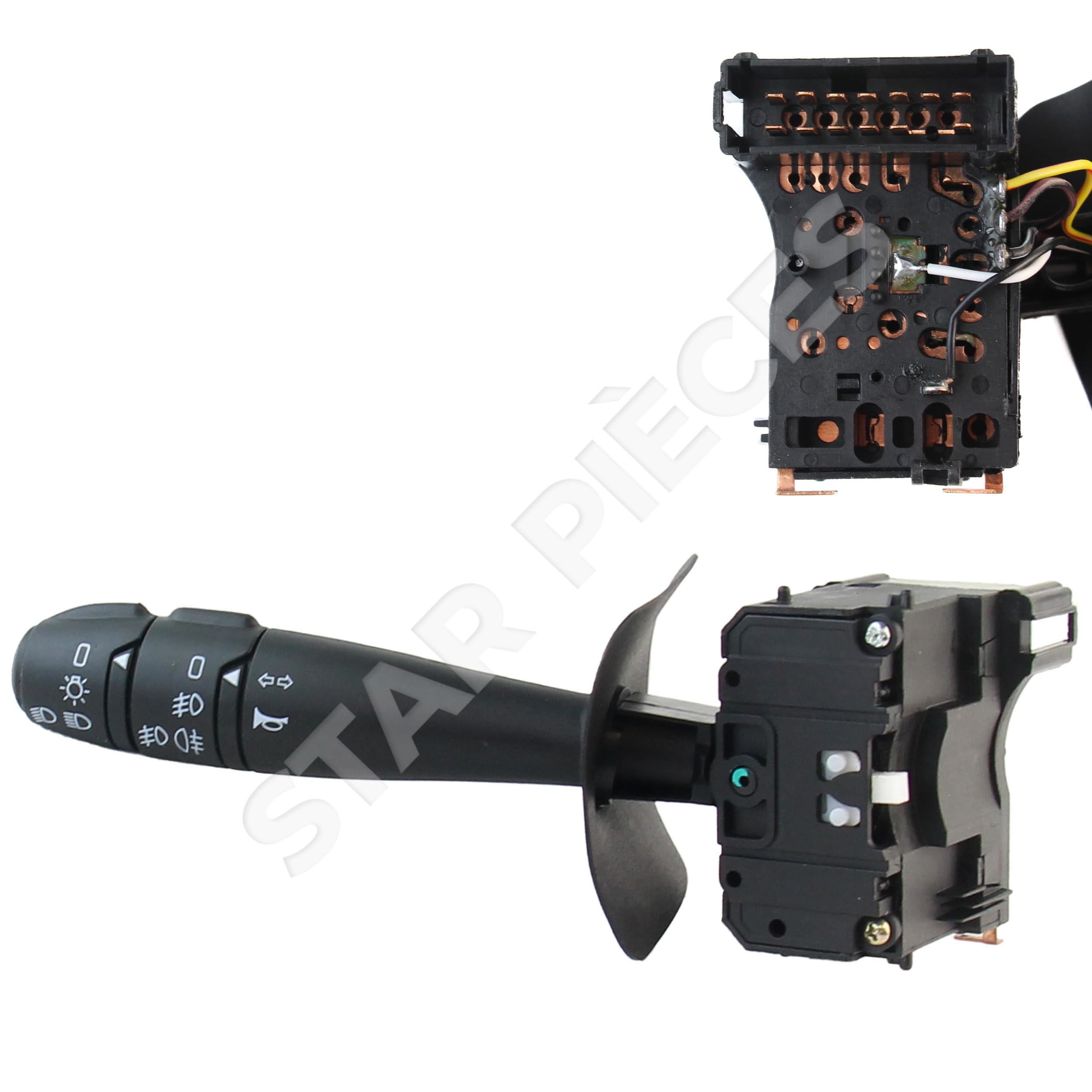 Commodo compatible pour Sandero 1, Sandero 2, Logan 2, Logan MCV 2, Duster 1 (à partir de 2008)(13 broches) AVEC ANTIBROUILLARDS AVANT + ARRIÈRE | 6001551361