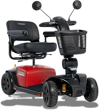 Pride Mobility Victory Platinum 4-Wheel Mobility Scooter 400 lb Weight Capacity, EZ Turn Technology, Charge360, Made in USA, in-Home Service, Manufacturer Configuration Upgrade