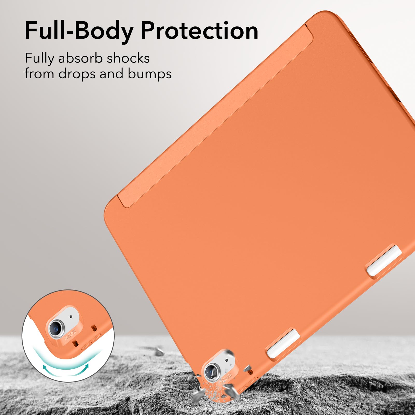Custodia Fintie Per IPad Air 5a Gen (2022) | Girevole 360° Con Supporto E Pencil Holder - Foto 2