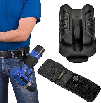 Tool Holster | Portable Drill Holder | Spider Tool Holster Hammer Holster Set Self Lock Quick Draw Belt Holster Clip Hammer Tab for Carrying