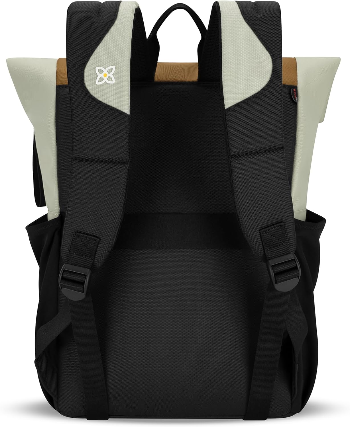 Sherpani Sedona, Travel Backpack Purse, Laptop Backpack, Recycled Nylon Backpack, Fits 15 Inch Laptop (Elmwood)