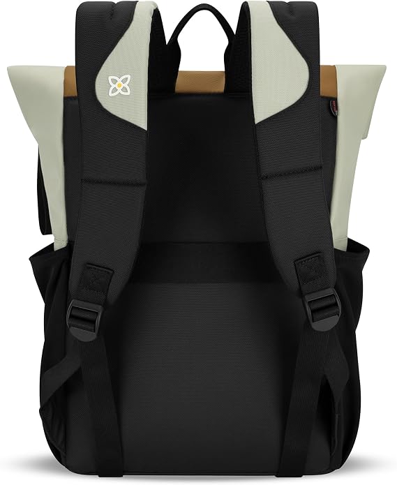 Sherpani Sedona, Travel Backpack Purse, Laptop Backpack, Recycled Nylon Backpack, Fits 15 Inch Laptop (Elmwood)