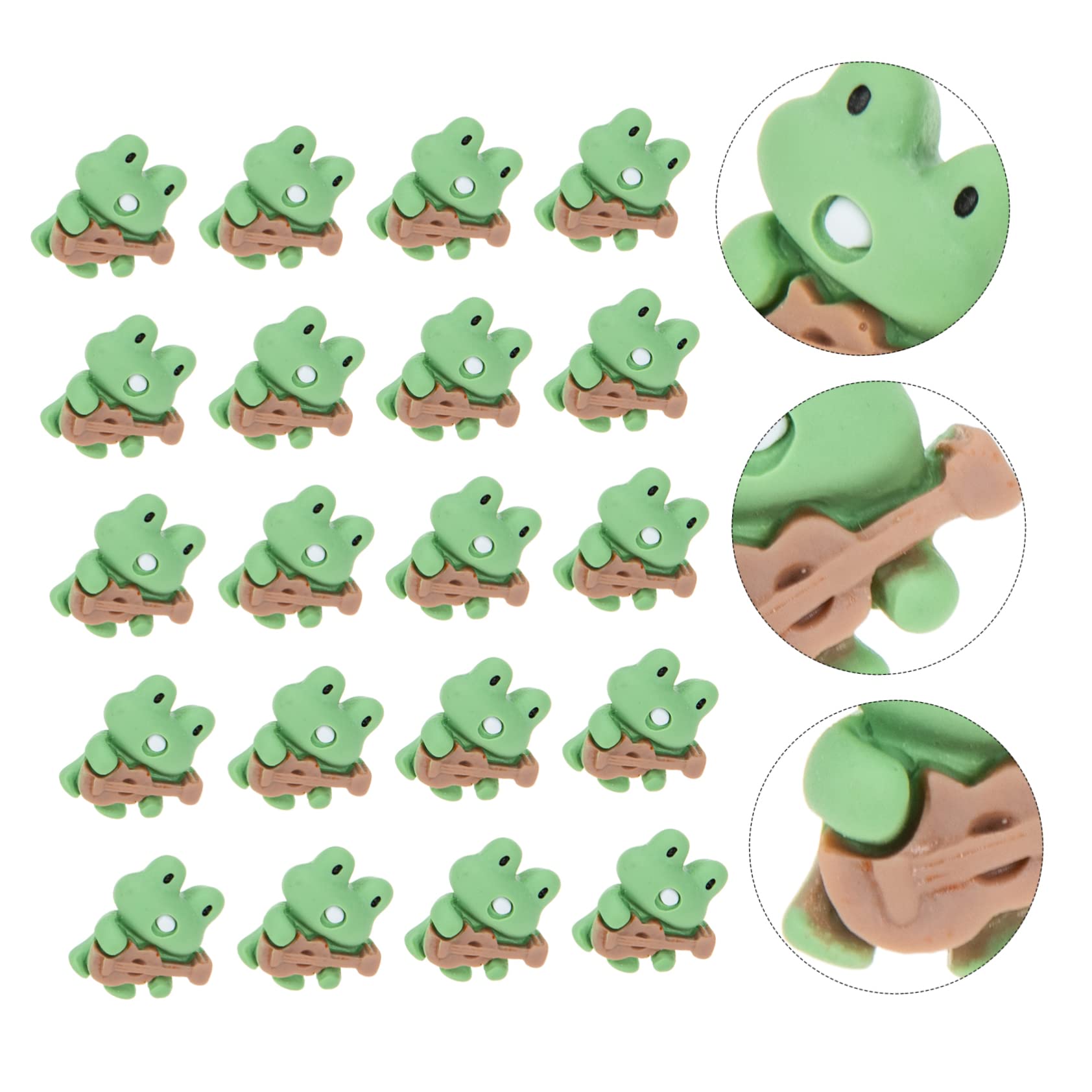 Operitacx 100stücke Cartoon Gitarren-Frosch Pinnwand-pushpins Bunte Stecknadeln Für Notizen Fotos Und Erinnerungen Für Haushalt Und Büro