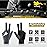Roaming Billiard Shooters Carom Pool Snooker Cue Sport Glove Fits on Left or Right Hand for Men Women