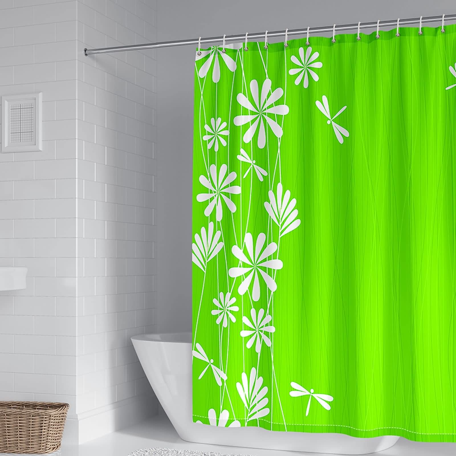 Rideau de douche anti moisissure KnSam en polyester pour éviter l'eau sur le sol