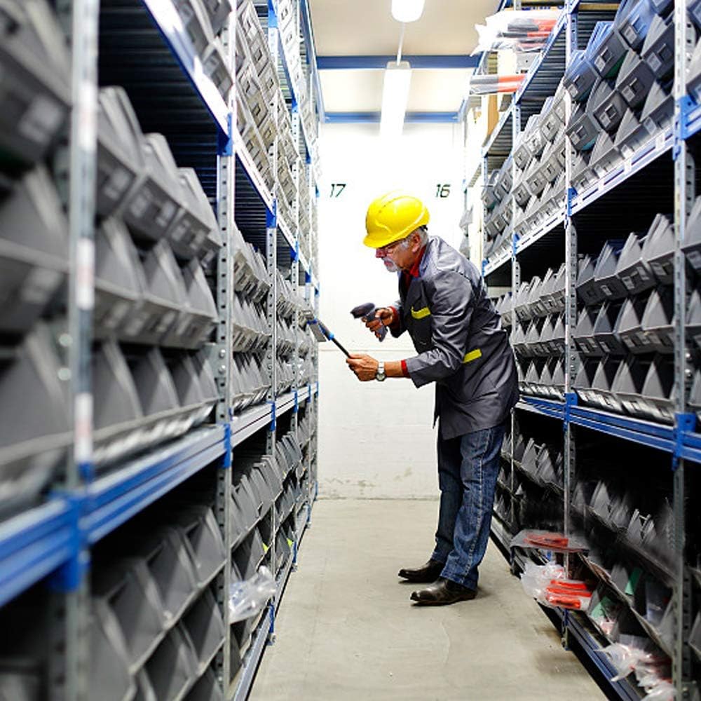 Image demonstrating that the BEVA M2 scanner cannot scan barcodes from screens (mobile phone, laptop) but can successfully scan physical barcodes on a package.