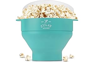 Zulay Silicone Microwave Popcorn Popper - Collapsible Fun Cooking