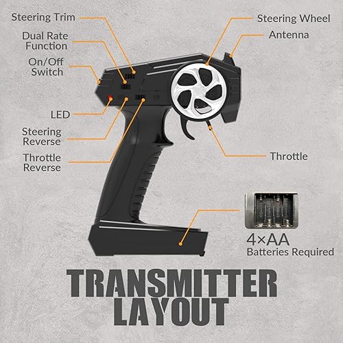 Miniatura 7 de VOLANTEXRC Barcos RC sin escobillas para adultos, 30+MPH 17.7 pulgadas, barco de control remoto de alta velocidad con batería recargable para lagos,
