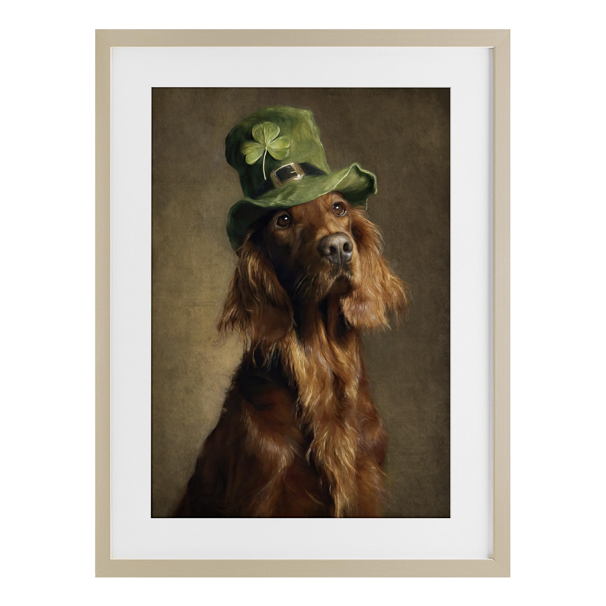 'The Irish Setter Portrait'| Framed Print Under Glass