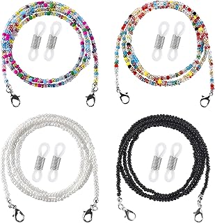 Glasses Strap Holder Chain for Women, Eye Glasses Holders Strap Around N...