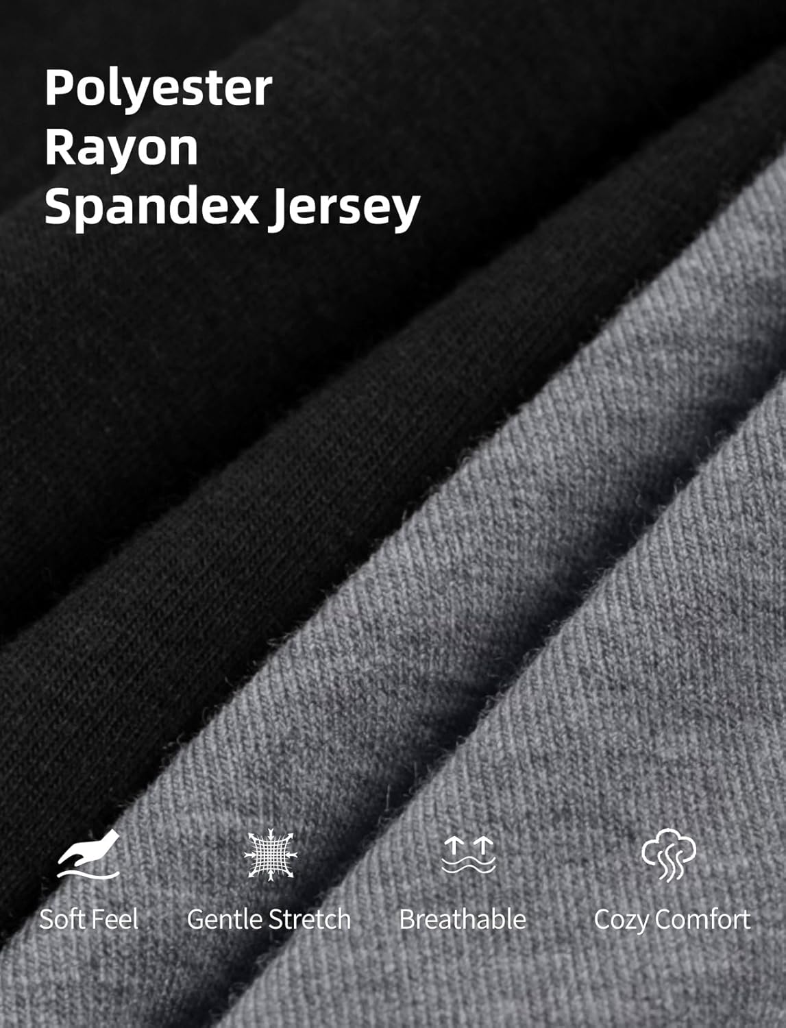 Zengjo Raglan Shirt Men Long Sleeve Colorblock Baseball Tee Casual Knit Jersey Top - Image 6