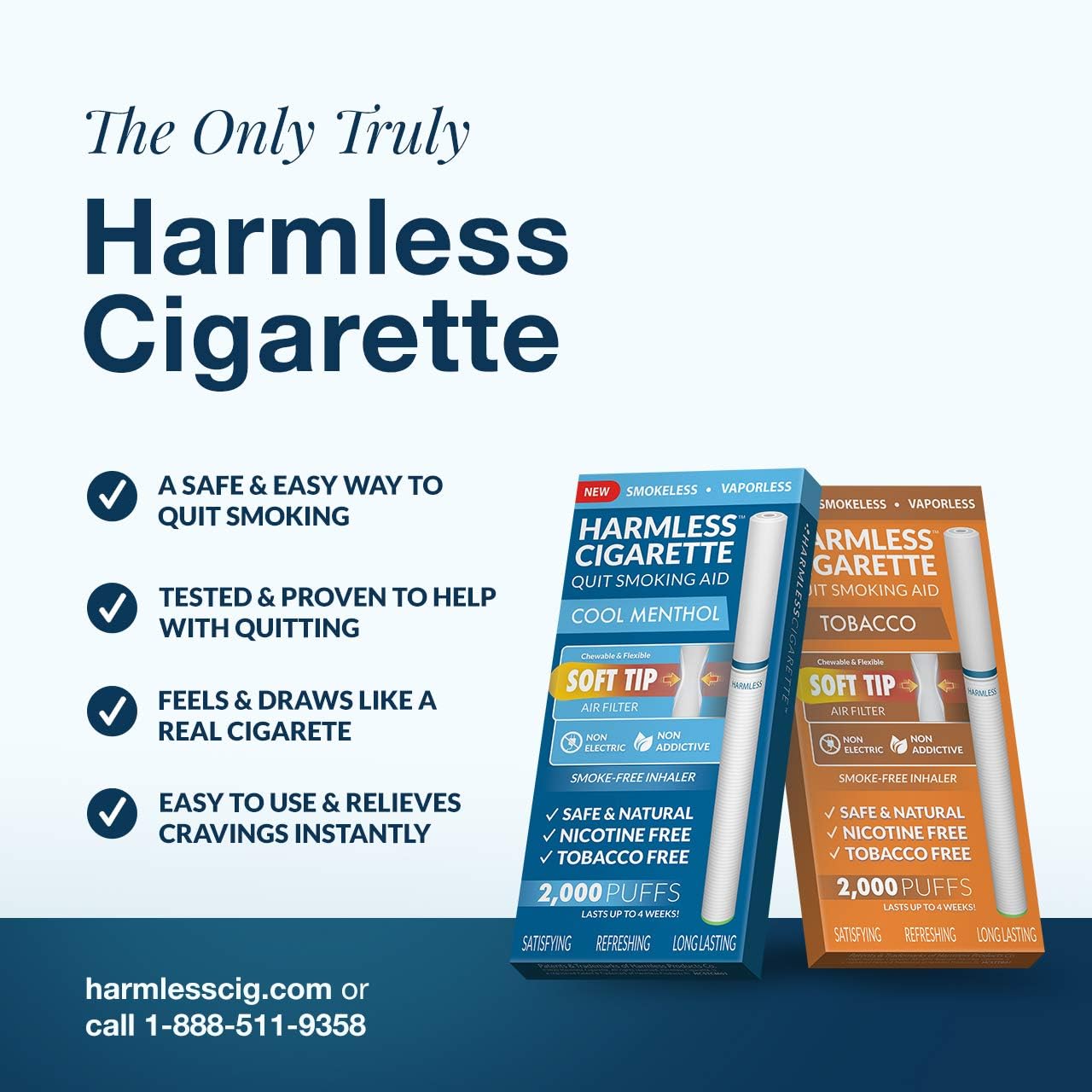 QuitGo Cigarete for Traveling on Airplanes/Airports/Non-Electric/Smoke-Free/NicoTin-Free (Cinnamon, 1 Pack) : Health & Household