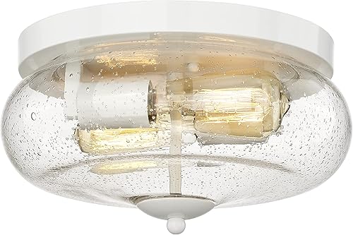 Lámparas de techo Darkaway para montaje empotrado, lámpara de techo interior y exterior con pantalla de vidrio semillado para pasillo, cocina,