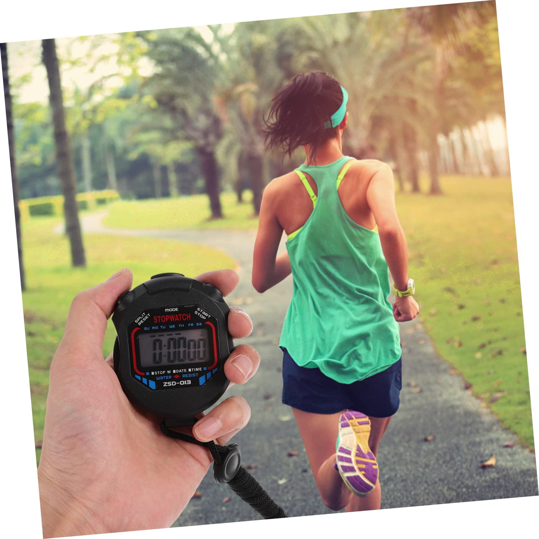 SUPVOX 12pezzi Cronometro Con Allarme e Display Lcd Timer Per Allenamento Fitness e Arbitraggio Per e Adulti