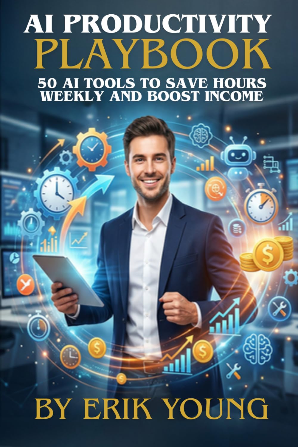 AI Productivity Playbook: 50 AI Tools to Save Hours Weekly, Automate Repetitive Work, and Boost Your Income