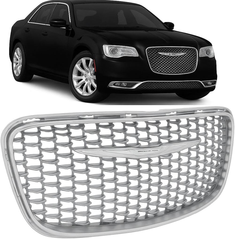 Front Grille compatible with 2015-2023 Chrysler 300