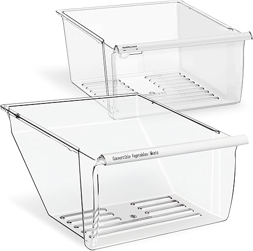 WP2188656 Crisper Pan de PartsBroz Compatible con refrigeradores Whirlpool Reemplaza AP6006055, 2188656, 2173384, 2173386, 2173694, 2174109,