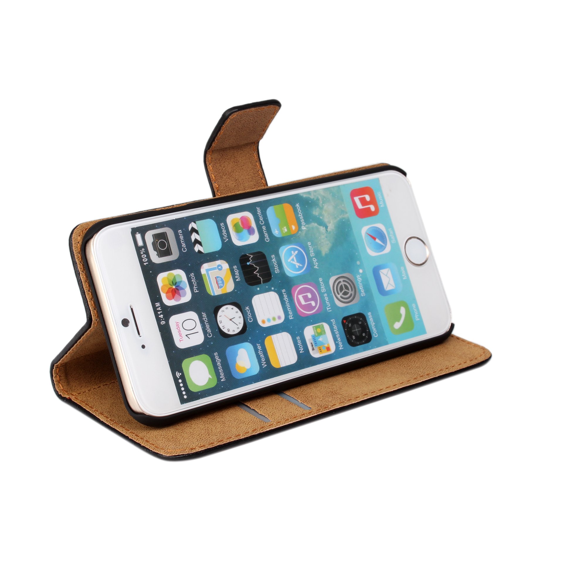 Amazon | iphone 6 / iphone 6sケース Cavor 本革ケース[ウォレット