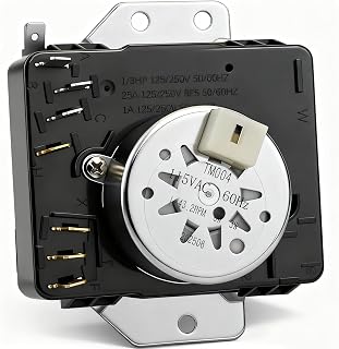 W10185969 418-093-20-B5 Dryer Timer Compatible with Estate EGD4400WQ0, EGD4400WQ1, for May-tag 7MMGP0035WQ0, for Whirl-Pool WGD5000VQ1, 7MWG45500SQ1, Replacement for WPW10185969, 2-Year Warranty.
