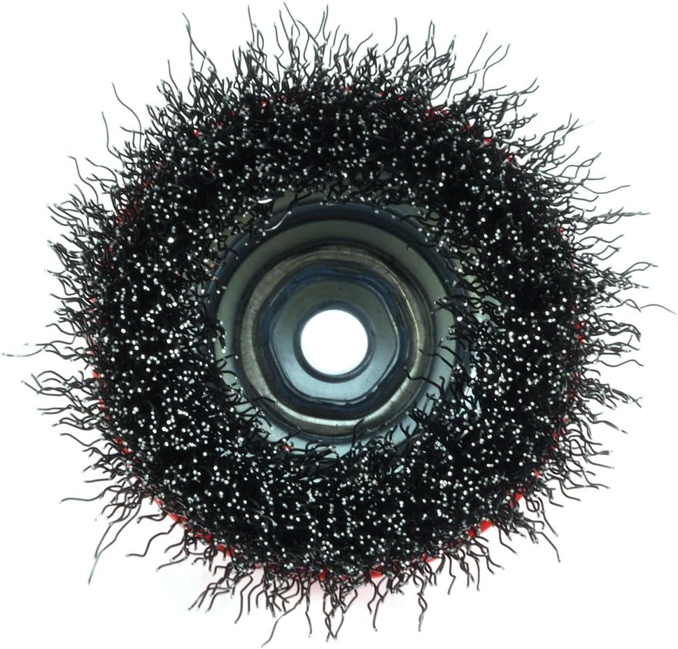 Forney 72780 2-3/4-Inch by M10 x 1.25 Crimped Cup Brush .014 Carbon Steel : Industrial & Scientific