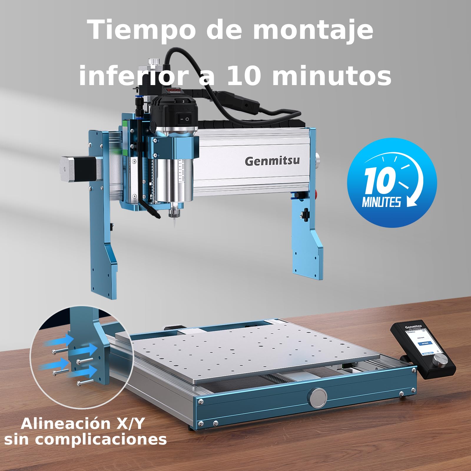 Genmitsu 3030-PROVer Ultra CNC+Fräser-Zeichenroboter-Tool, einfache Umwandlung von CNC in eine Schreibmaschine, ideal für CNC-Hobbyisten und kreative Projekte