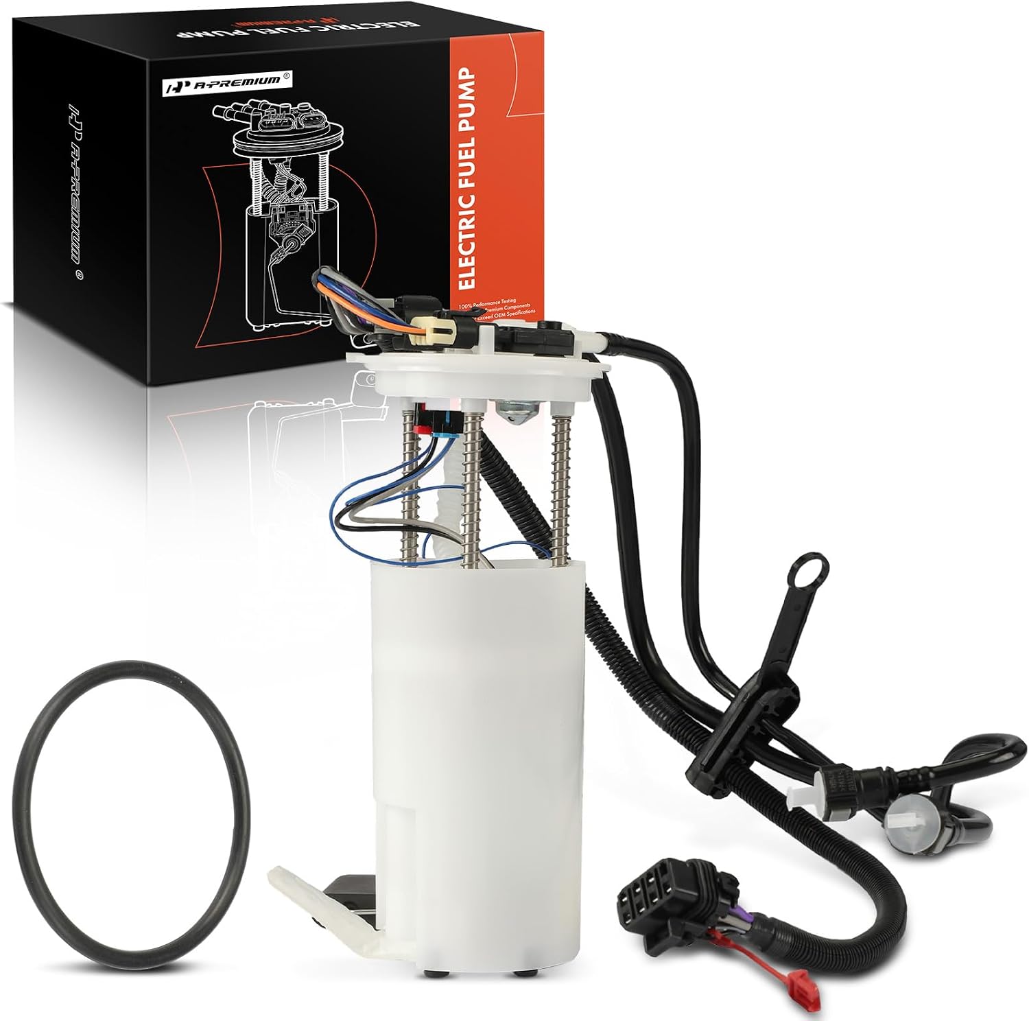 A-Premium Electric Fuel Pump Module Assembly with Pressure Sensor Compatible with Chevy Cavalier 1999-2000, Malibu 1998 1999 & Oldsmobile Alero 1999 & Pontiac Grand Am 1999, Replace# 19179627