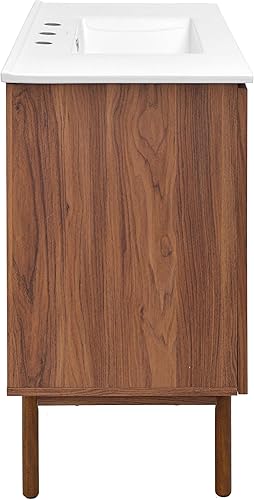 Vista 460 de Swiss Madison Classe - Lavabo de baño de roble de 24 pulgadas incluido