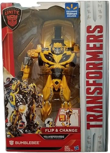 Transformers El último caballero exclusivo de Autobot Unite 11 pulgadas Flip Change Autobot Bumblebee